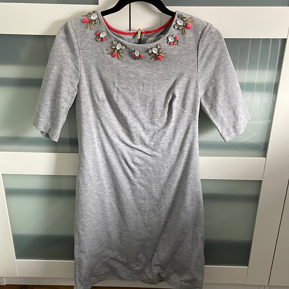 Eliza J Embellished Neckline Dress Size 10